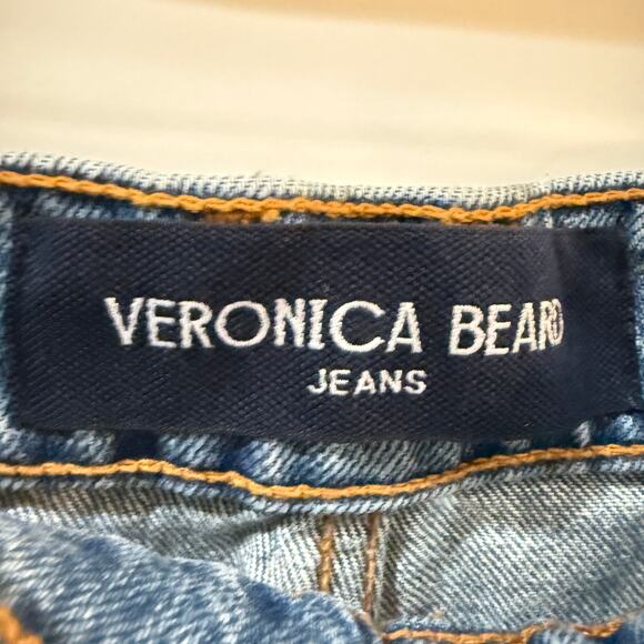 Veronica Beard Ryder High Rise Saddle Jeans Enough Said Size 29 NWT - Picture 5 of 10